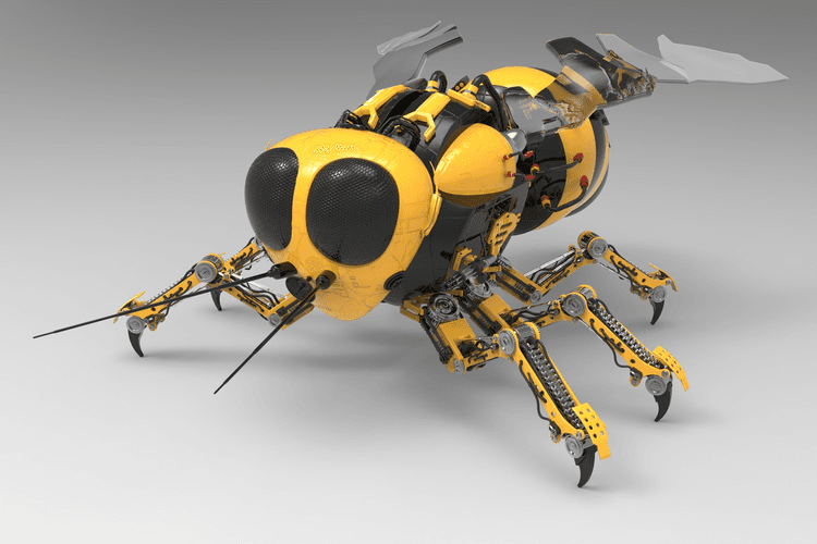 Giving Robot Insects a Brain