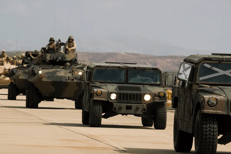 No Windshields for War Trucks