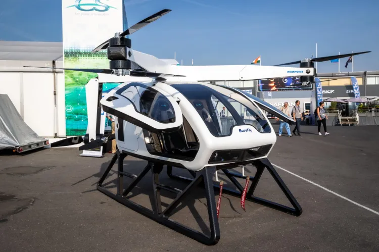 Air Taxis Near Takeoff Following New FAA Regulation