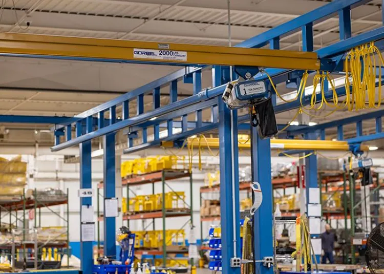Crane Manufacturer Offers a Work Station Crane for Any Application
