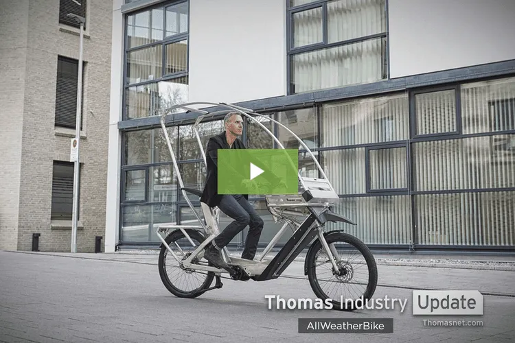 Electric Bike with Retractable Roof Hopes to Keep Riders Dry