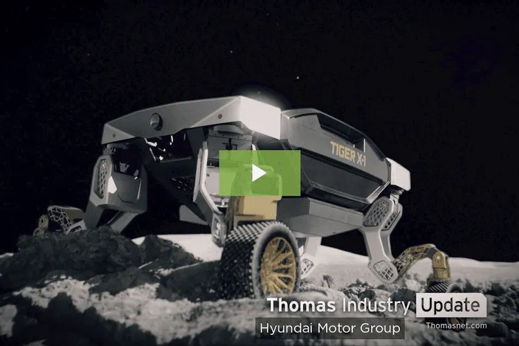 Hyundai Debuts 3D-printed, Walking TIGER Vehicle