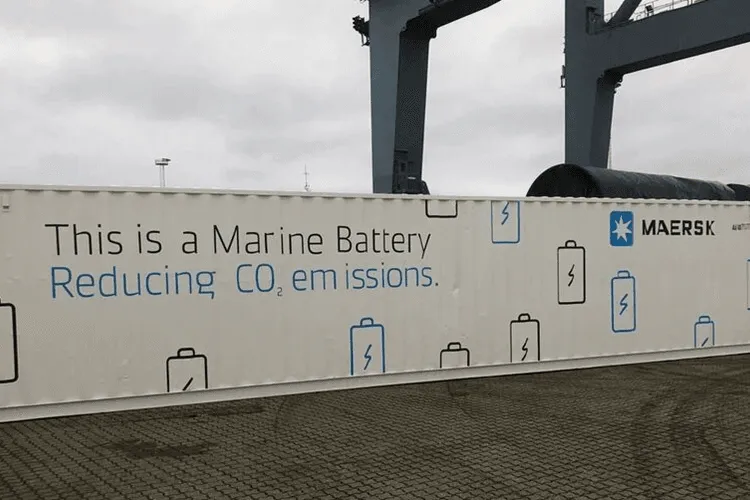 Shipping Giant Maersk Looks to Batteries to Cut Carbon Footprint